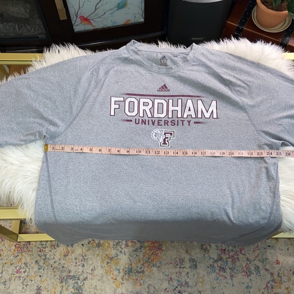 Adidas Fordham University Crewneck Short Sleeve Tee Size 2XL Unisex! - Picture 10 of 15